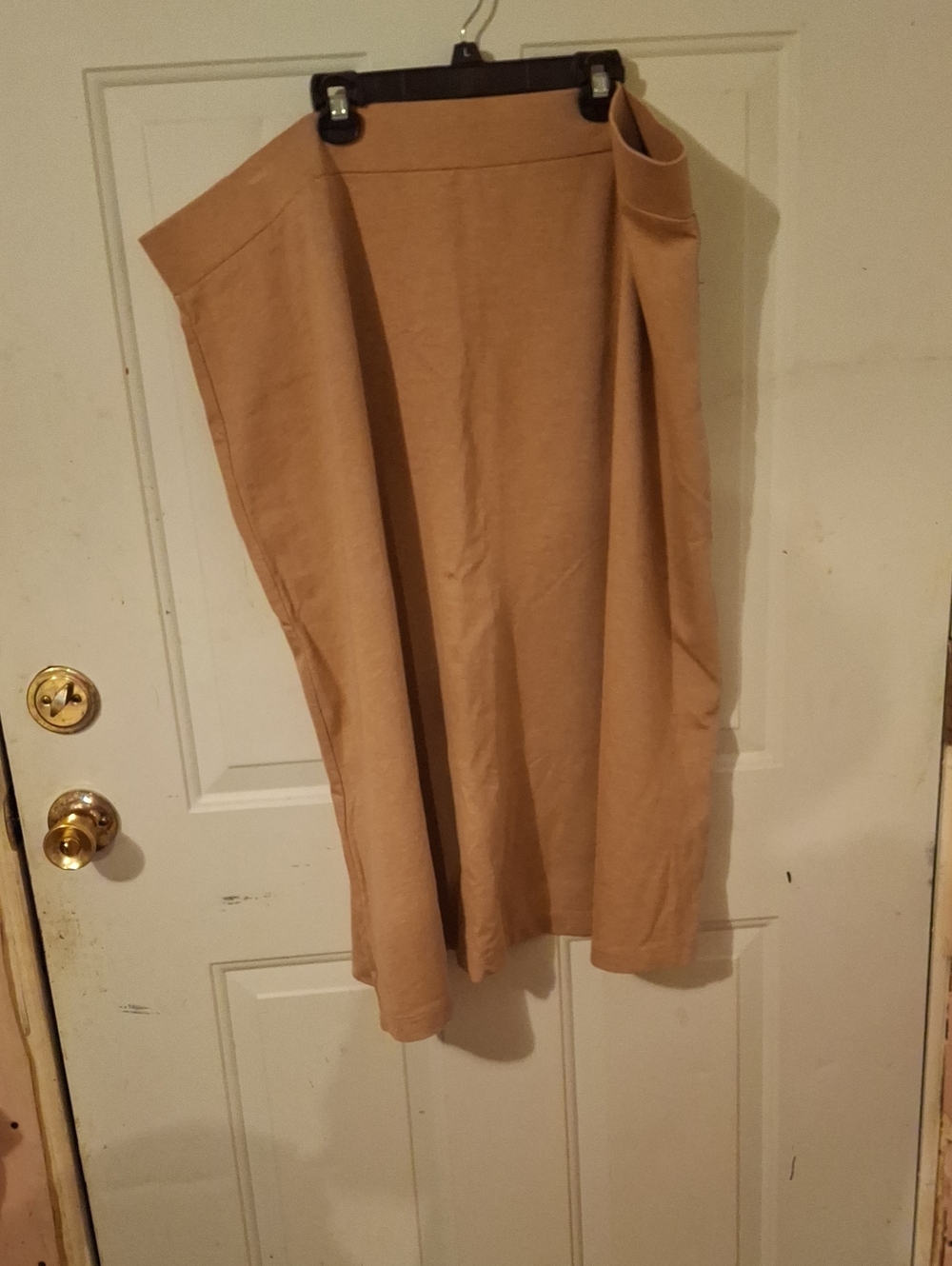 Lands' End Camel Midi Skirt